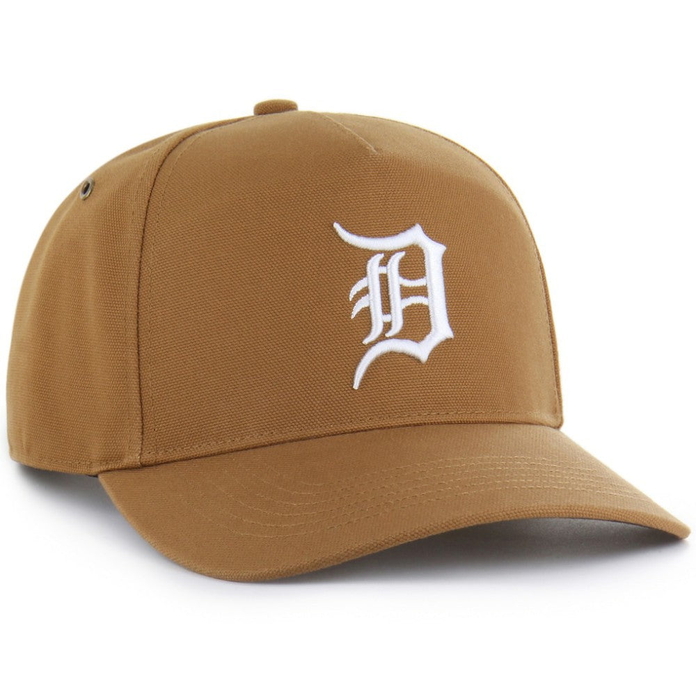 Brown Detroit Tigers Carhartt x '47 Hitch Adjustable Hat