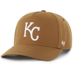 Brown Kansas City Royals Carhartt x '47 Hitch Adjustable Hat