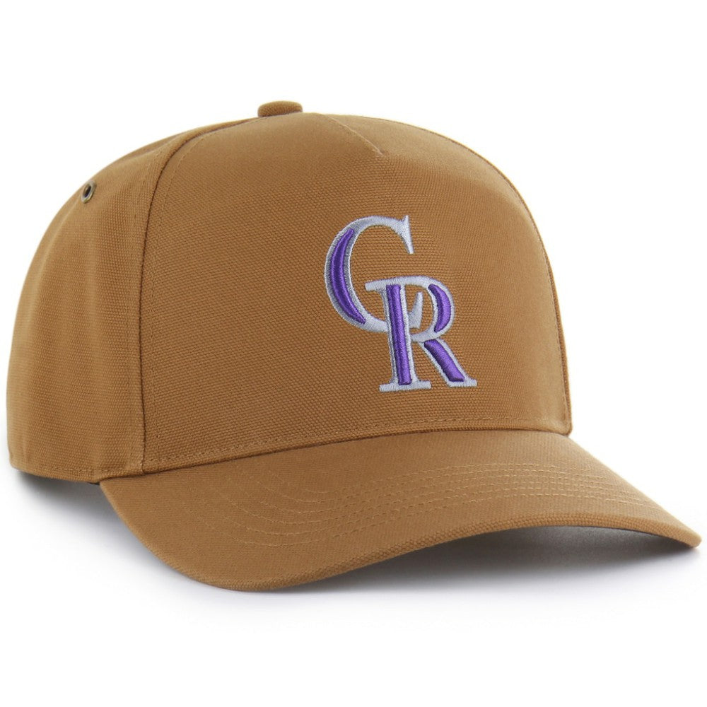 Brown Colorado Rockies Carhartt x '47 Hitch Adjustable Hat