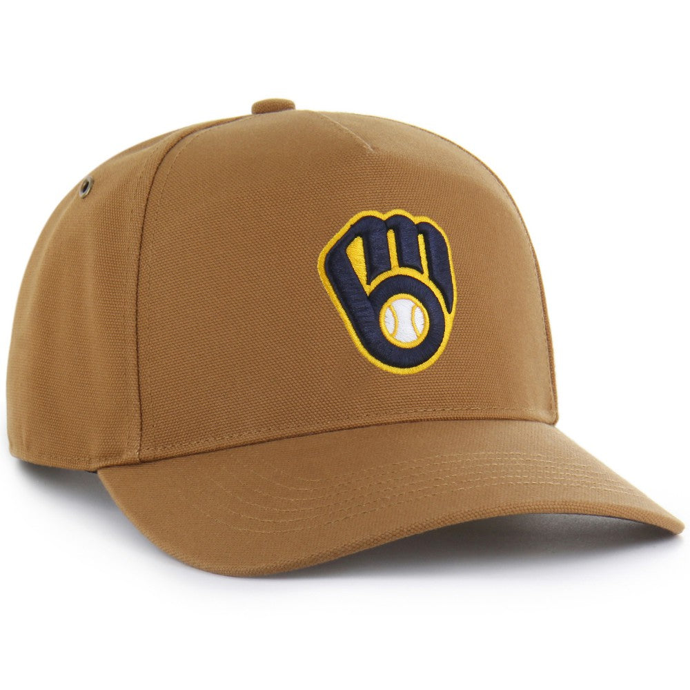 Brown Milwaukee Brewers Carhartt x '47 Hitch Adjustable Hat