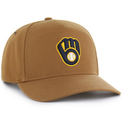 Brown Milwaukee Brewers Carhartt x '47 Hitch Adjustable Hat