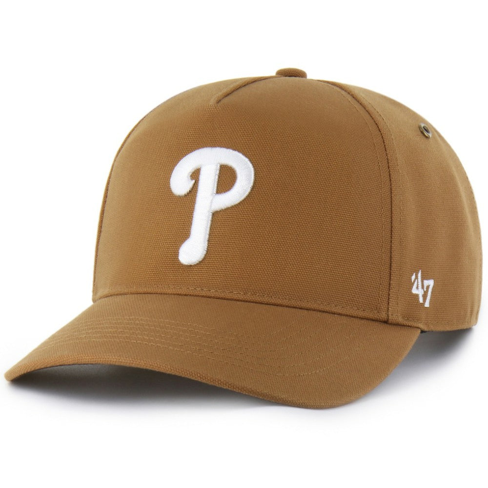 Brown Philadelphia Phillies Carhartt x '47 Hitch Adjustable Hat