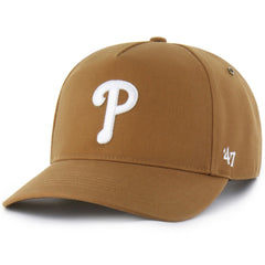 Brown Philadelphia Phillies Carhartt x '47 Hitch Adjustable Hat