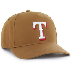 Brown Texas Rangers Carhartt x '47 Hitch Adjustable Hat
