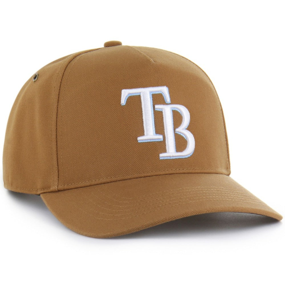 Brown Tampa Bay Rays Carhartt x '47 Hitch Adjustable Hat