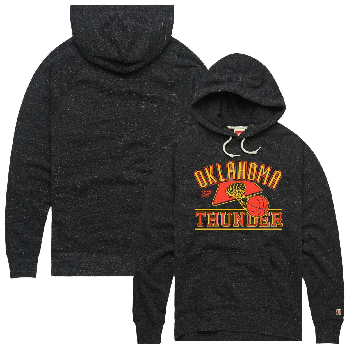 Oklahoma City Thunder Homage Unisex Hometown Edition Tri-Blend Raglan Pullover Hoodie
