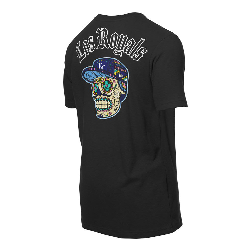 Black Kansas City Royals New Era Sugar Skulls T-Shirt