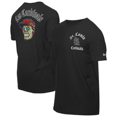 Black St. Louis Cardinals New Era Sugar Skulls T-Shirt
