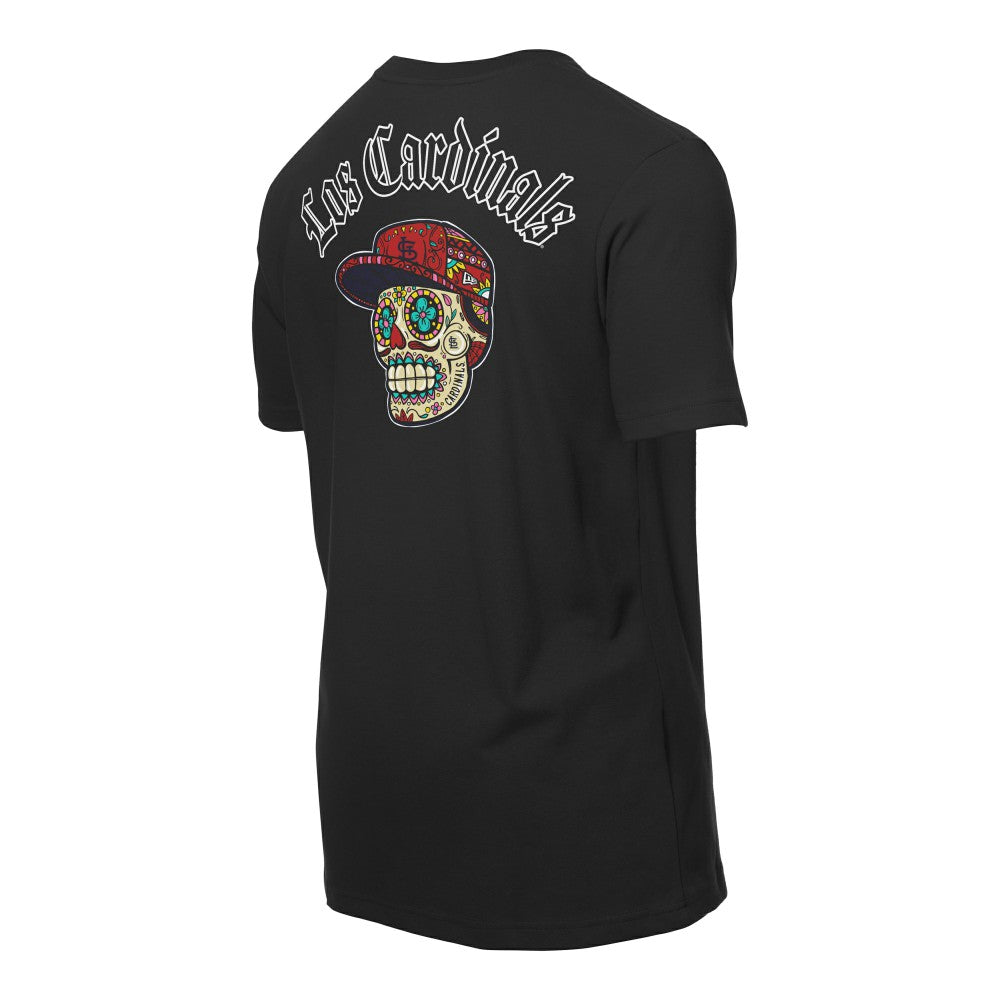 Black St. Louis Cardinals New Era Sugar Skulls T-Shirt