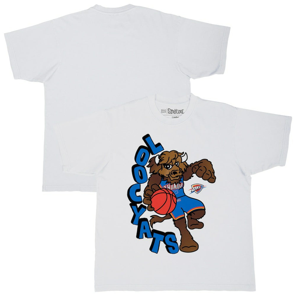Oklahoma City Thunder Stadium Essentials NBA x Staycool Mascot Oversized T-Shirt