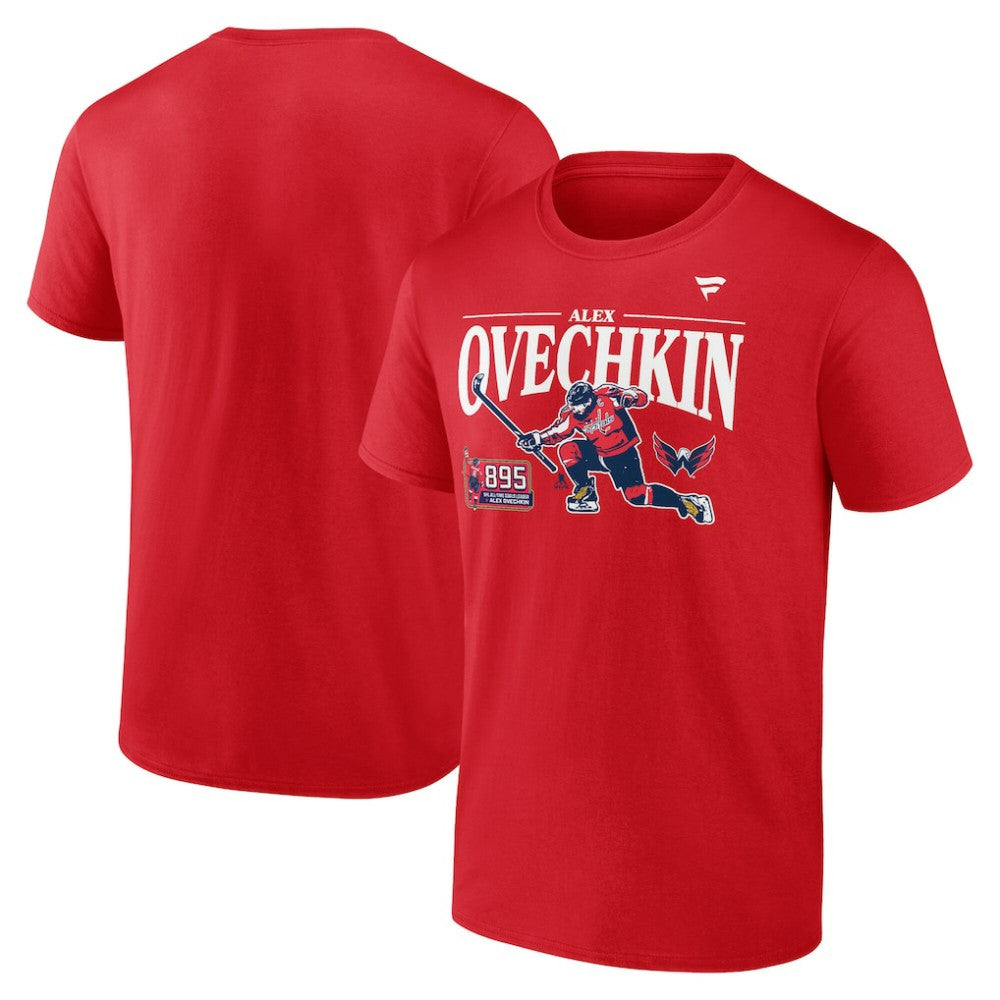 NHL Alexander Ovechkin Washington Capitals Fanatics NHL All-Time Leading Goal Scorer GR8 Celebration T-Shirt