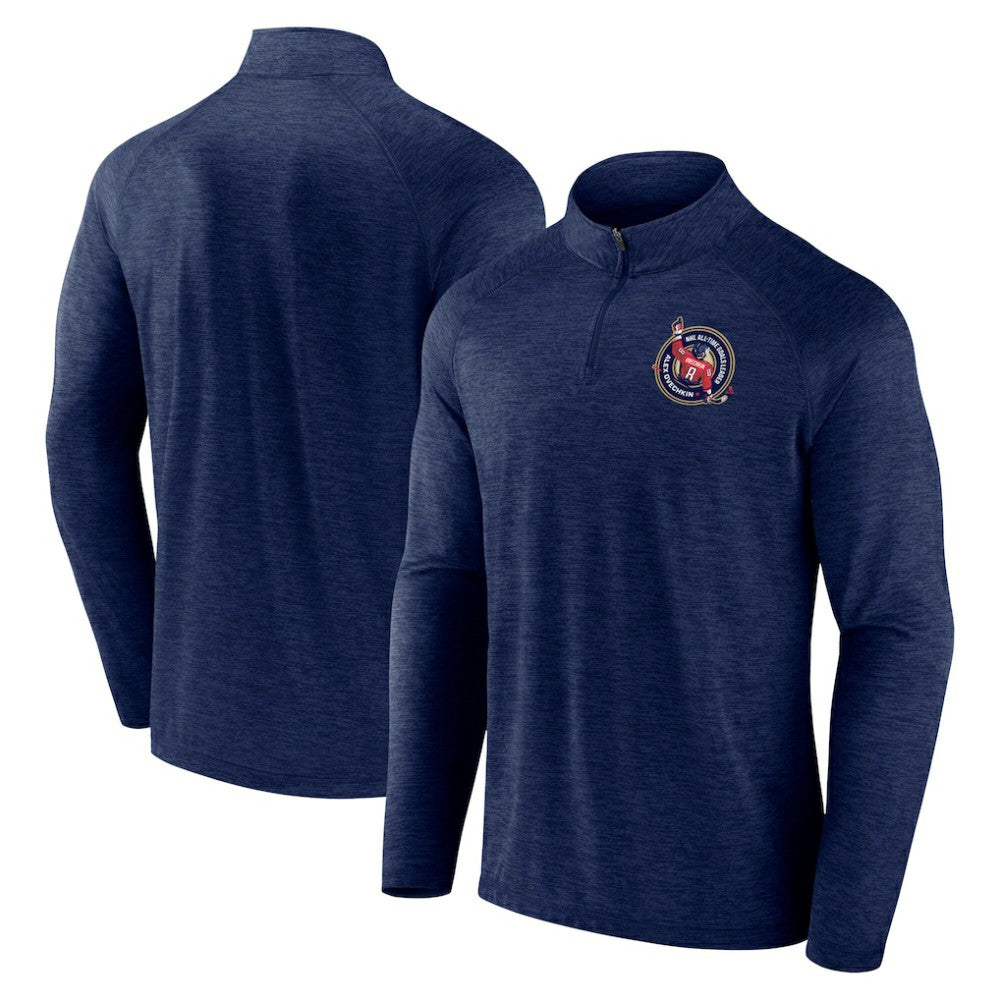 NHL Alexander Ovechkin Washington Capitals Fanatics NHL All-Time Leading Goal Scorer GR8 895 Quarter-Zip Top