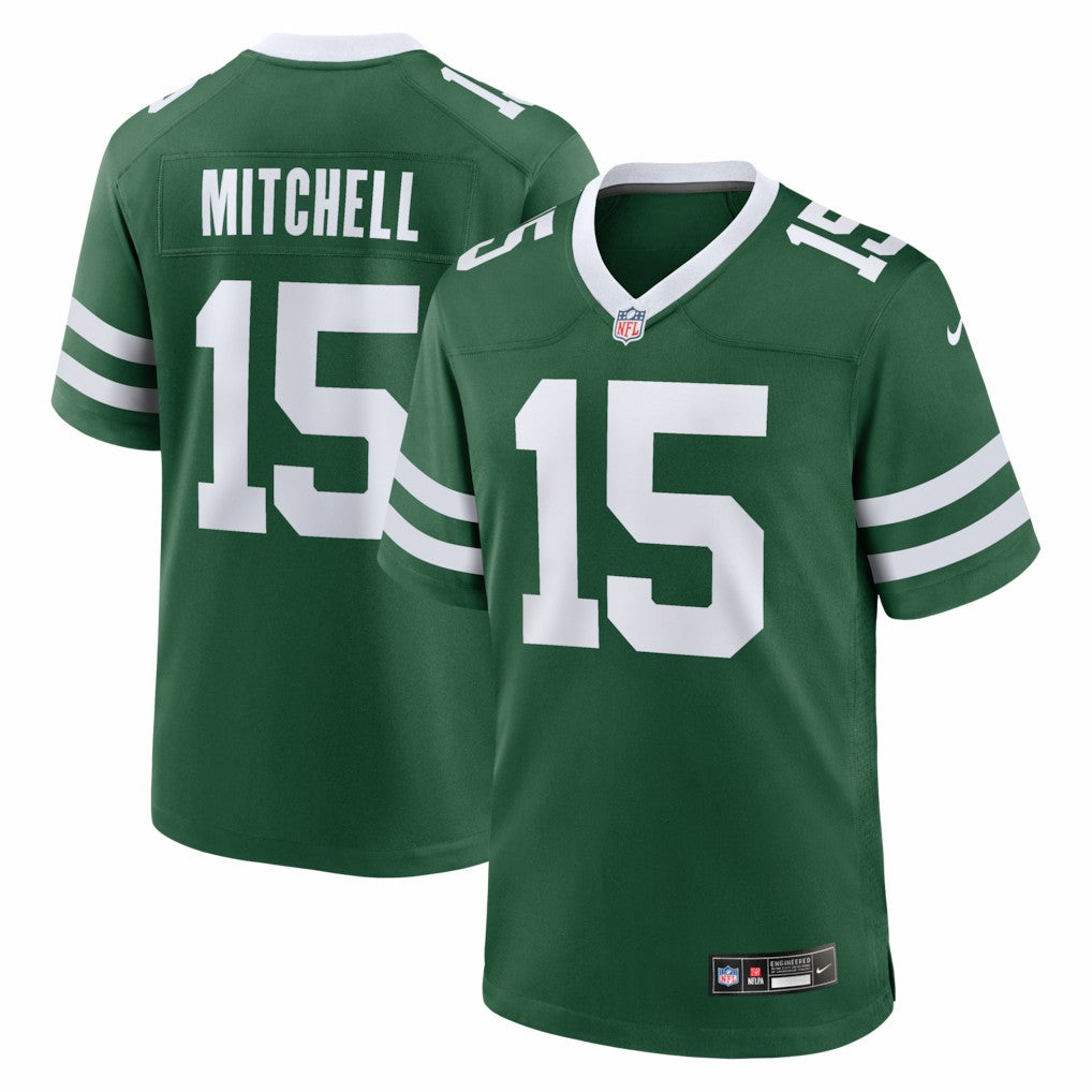 Adonai Mitchell  Team Game Jersey - New York Jets Jerseys