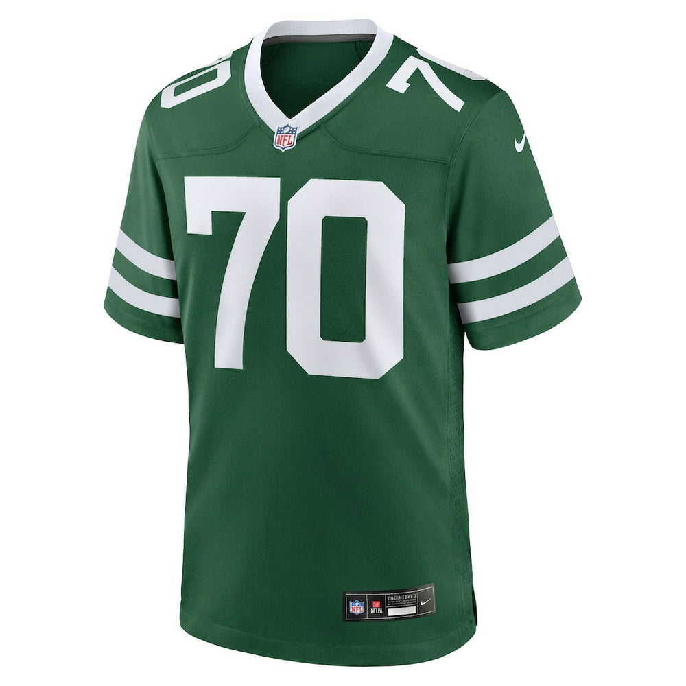 Armand Membou  2025 NFL Draft First Round Pick Game Jersey - New York Jets Jerseys