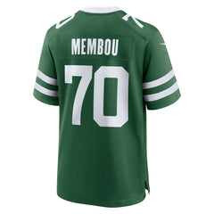 Armand Membou  2025 NFL Draft First Round Pick Game Jersey - New York Jets Jerseys