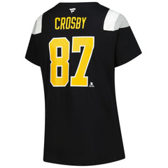 NHL Sidney Crosby Pittsburgh Penguins Fanatics Women's Plus Size Name & Number Scoop Neck T-Shirt