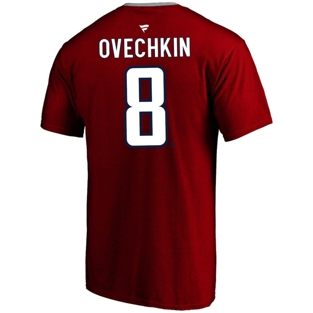 NHL Alexander Ovechkin Washington Capitals Fanatics Women's Plus Size Name & Number Scoop Neck T-Shirt