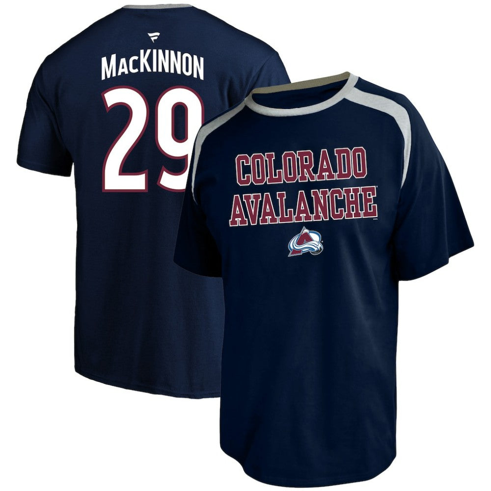 NHL Nathan MacKinnon Colorado Avalanche Profile Big & Tall Name & Number T-Shirt