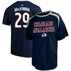NHL Nathan MacKinnon Colorado Avalanche Profile Big & Tall Name & Number T-Shirt