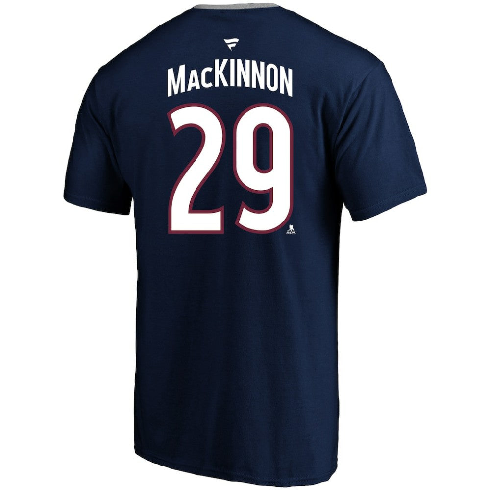 NHL Nathan MacKinnon Colorado Avalanche Profile Big & Tall Name & Number T-Shirt