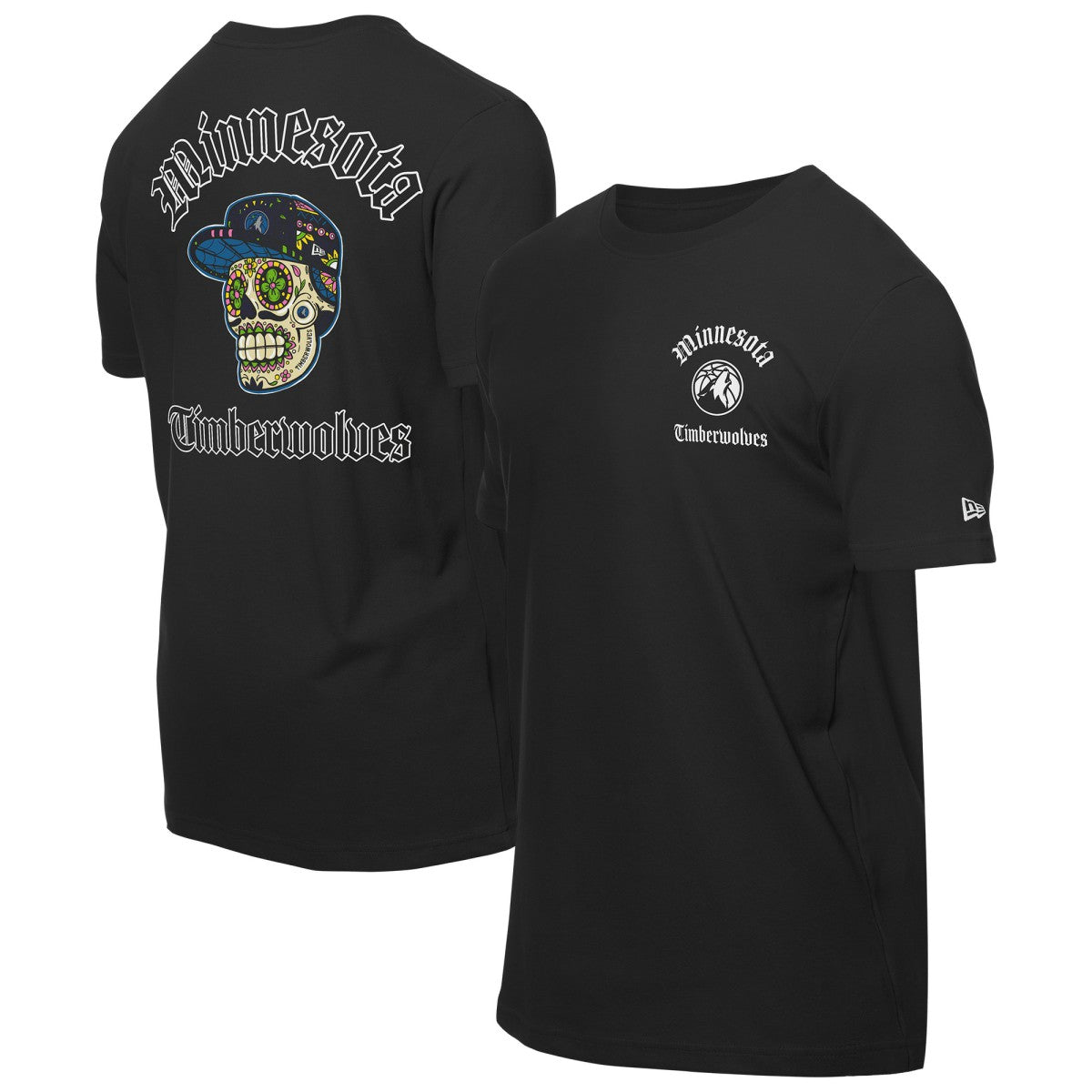 New Era Minnesota Timberwolves Sugar Skulls T-Shirt