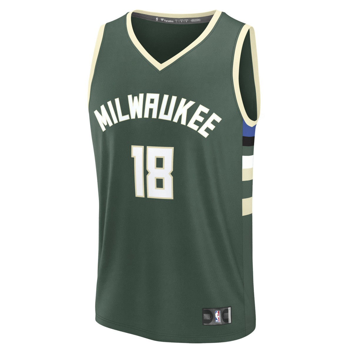 Fanatics Kyle Kuzma Milwaukee Bucks Fast Break Replica Player Jersey