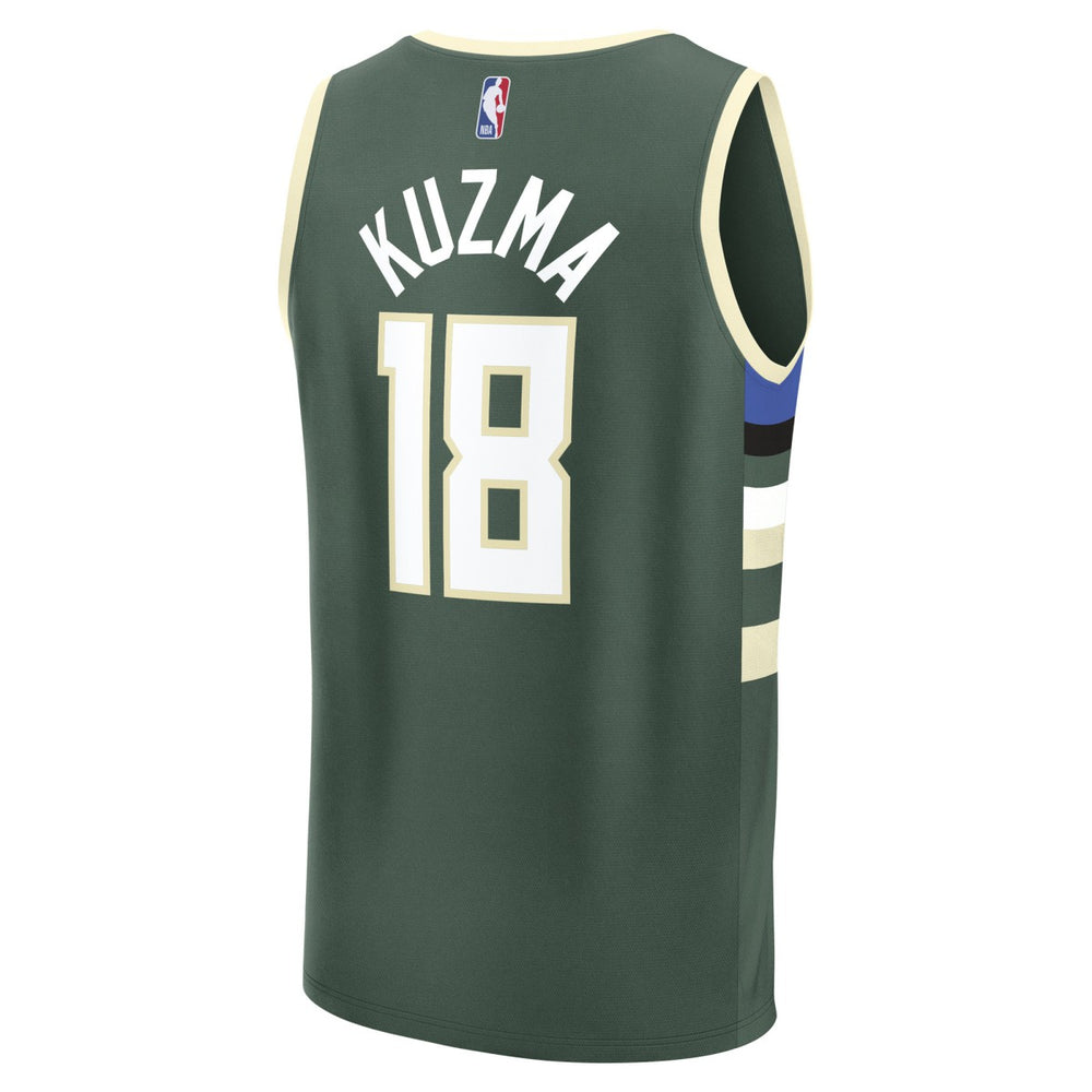 Fanatics Kyle Kuzma Milwaukee Bucks Fast Break Replica Player Jersey