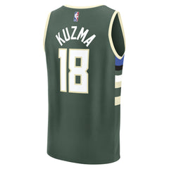 Fanatics Kyle Kuzma Milwaukee Bucks Fast Break Replica Player Jersey