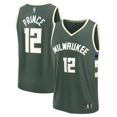 Fanatics Taurean Prince Milwaukee Bucks Fast Break Replica Player Jersey