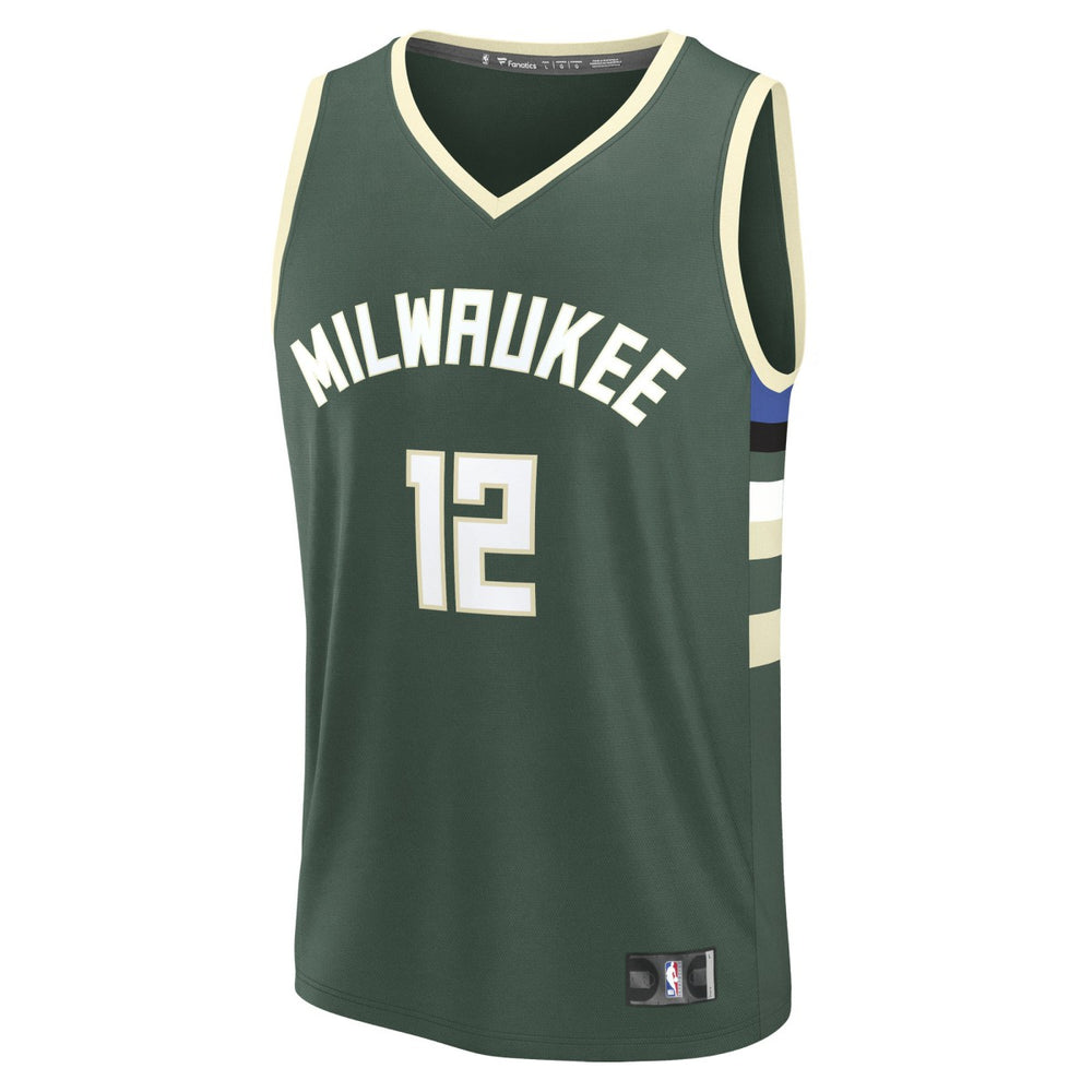 Fanatics Taurean Prince Milwaukee Bucks Fast Break Replica Player Jersey