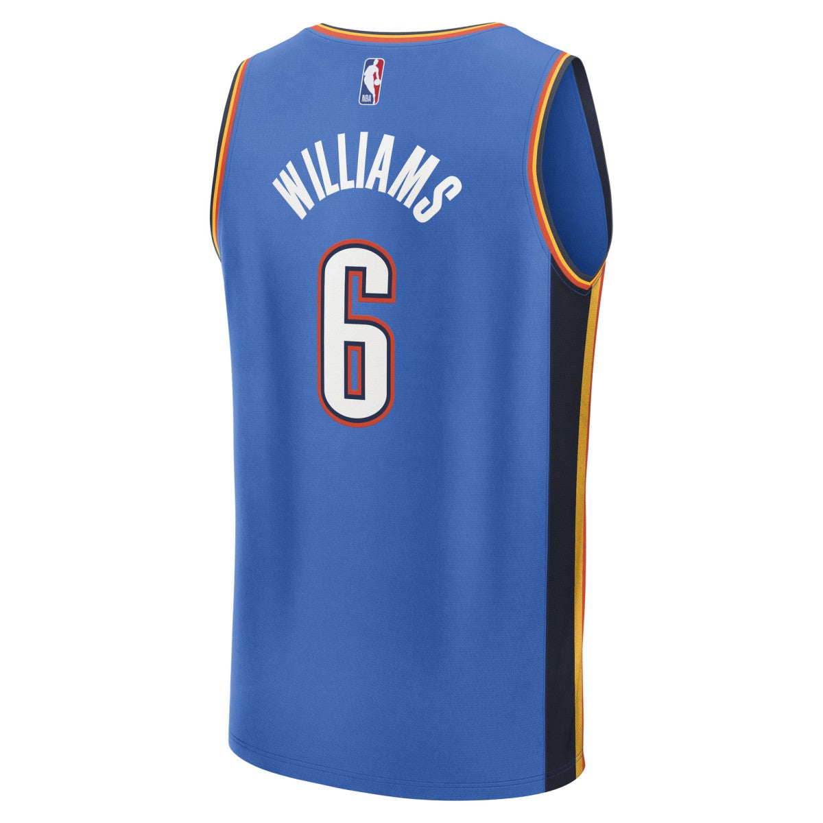 Fanatics Jaylin Williams Oklahoma City Thunder Fast Break Replica Player Jersey