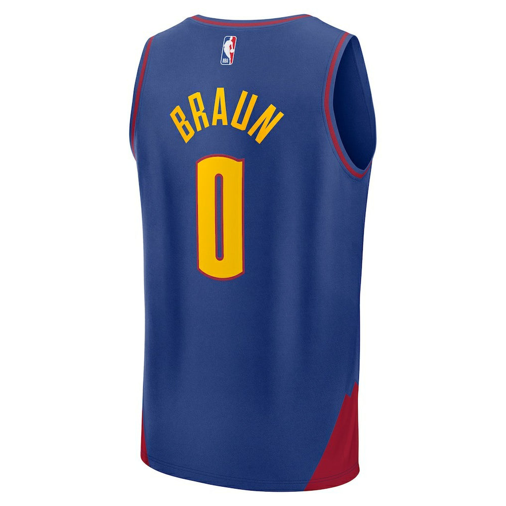 Fanatics Christian Braun Denver Nuggets Fast Break Replica Player Jersey sale