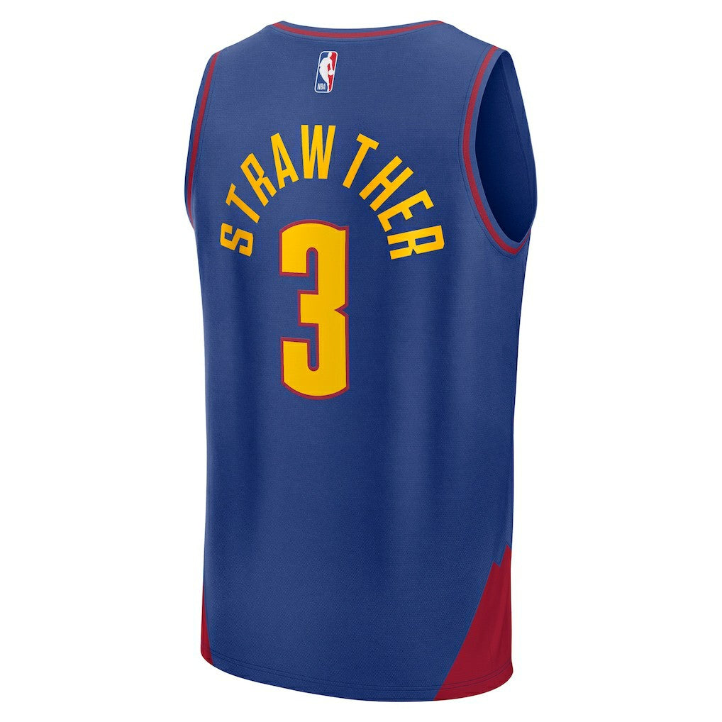 Fanatics Julian Strawther Denver Nuggets Fast Break Replica Player Jersey sale