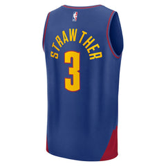 Fanatics Julian Strawther Denver Nuggets Fast Break Replica Player Jersey sale