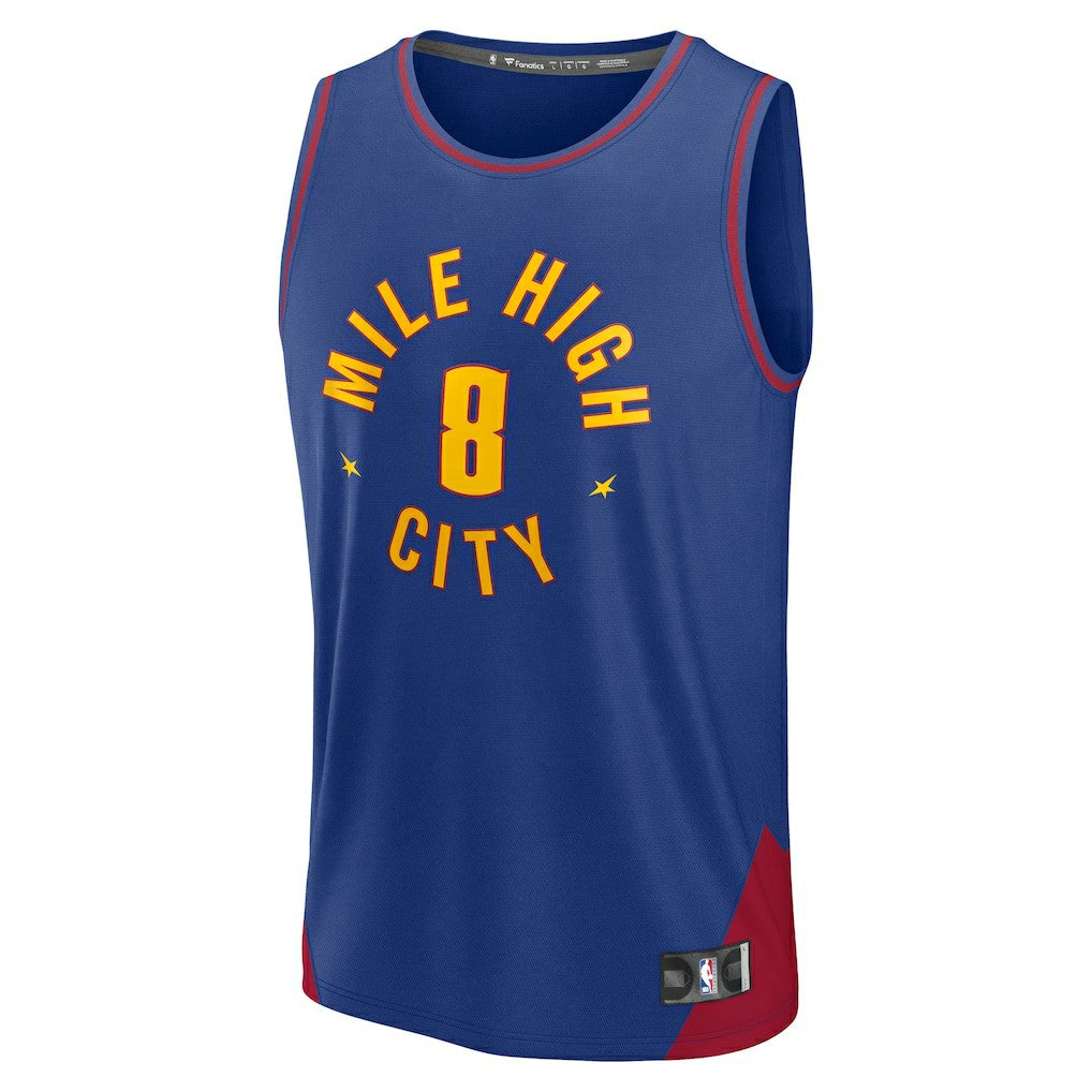 Fanatics Peyton Watson Denver Nuggets Fast Break Replica Player Jersey sale