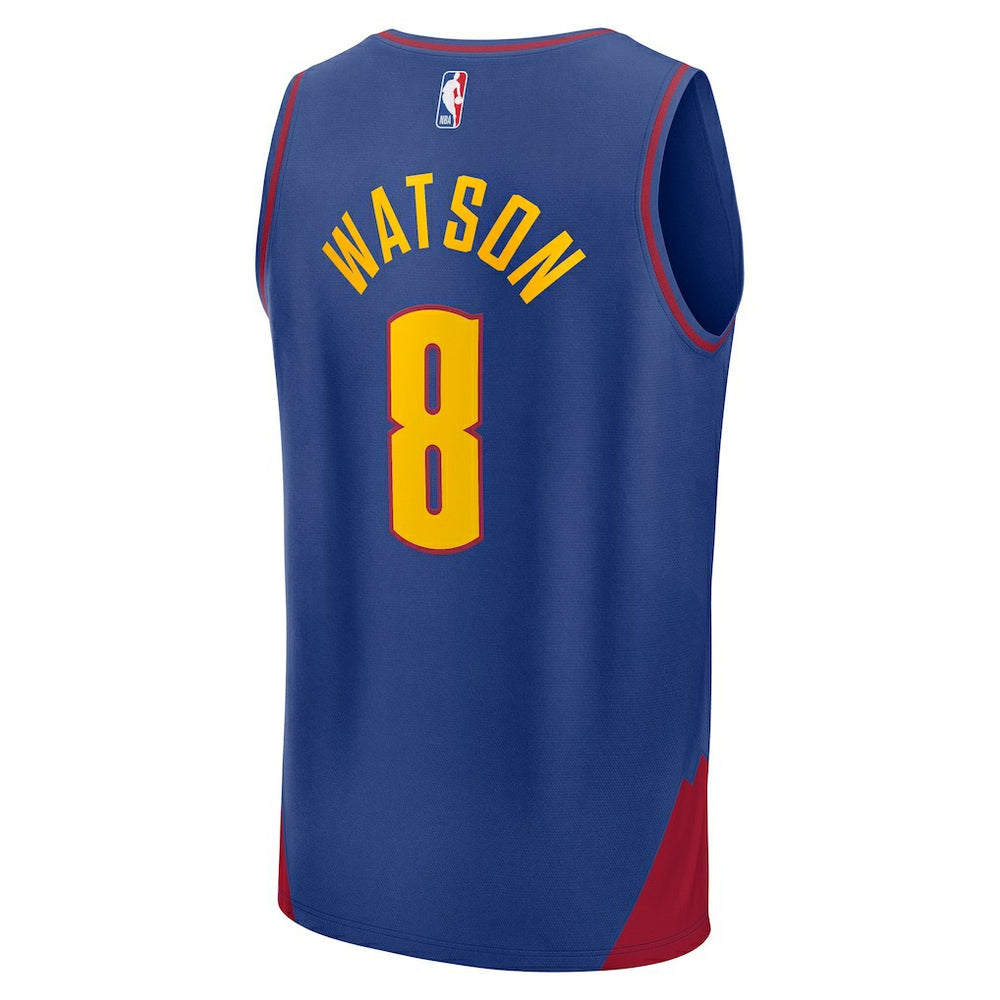 Fanatics Peyton Watson Denver Nuggets Fast Break Replica Player Jersey sale