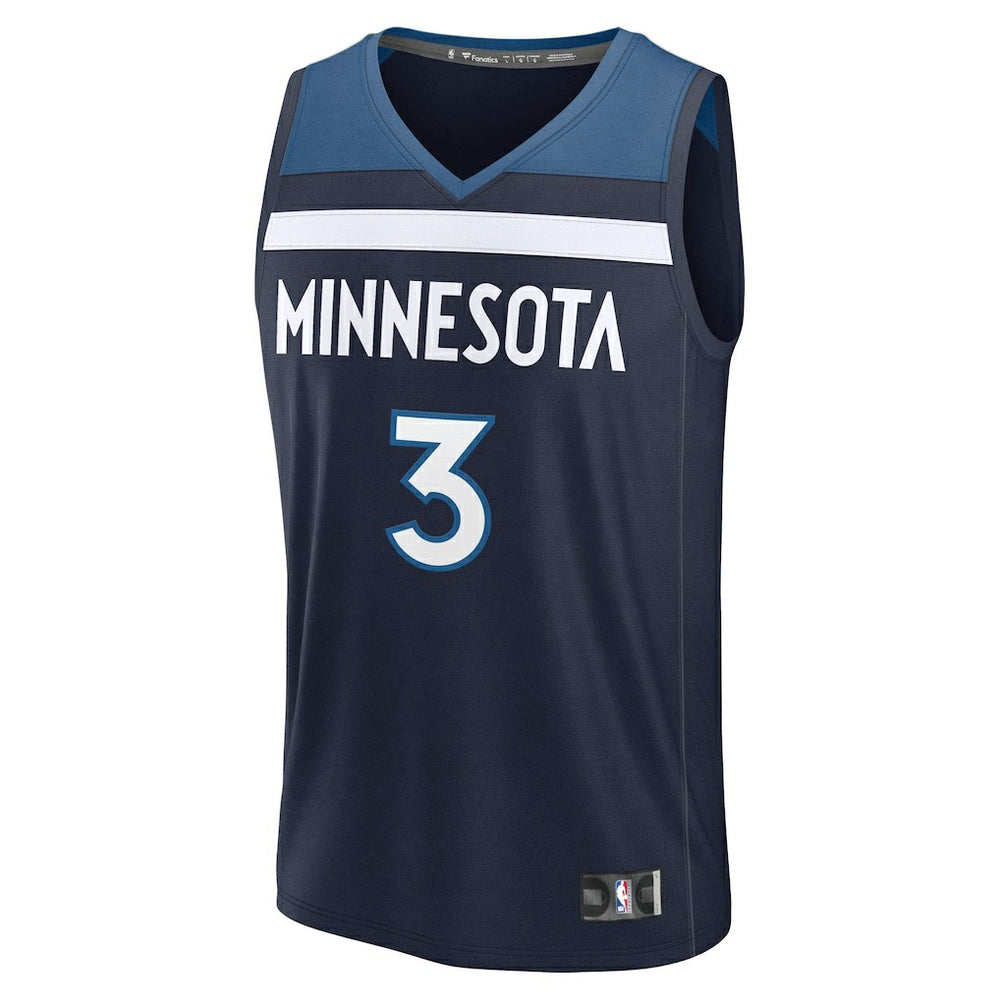 Fanatics Jaden McDaniels Minnesota Timberwolves Fast Break Replica Player Jersey