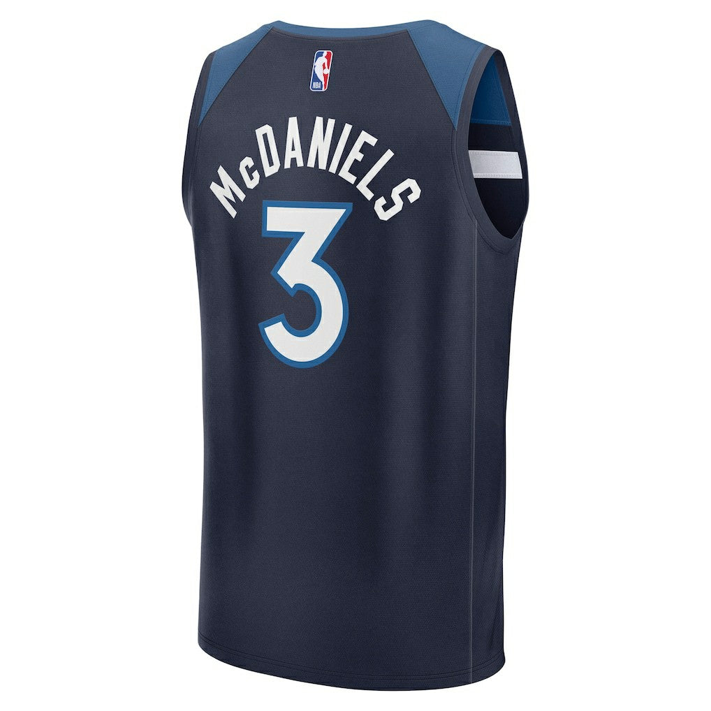 Fanatics Jaden McDaniels Minnesota Timberwolves Fast Break Replica Player Jersey