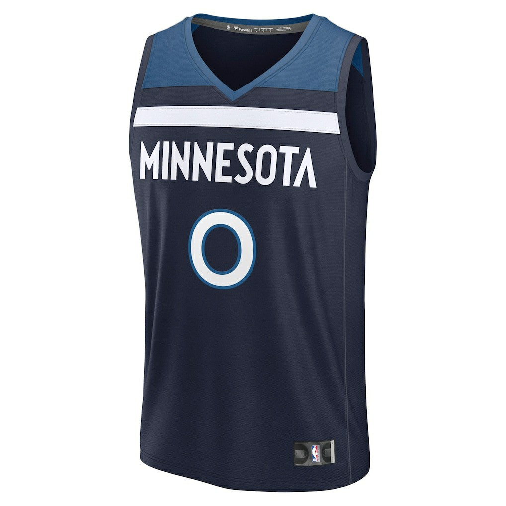 Fanatics Donte DiVincenzo Minnesota Timberwolves Fast Break Replica Player Jersey