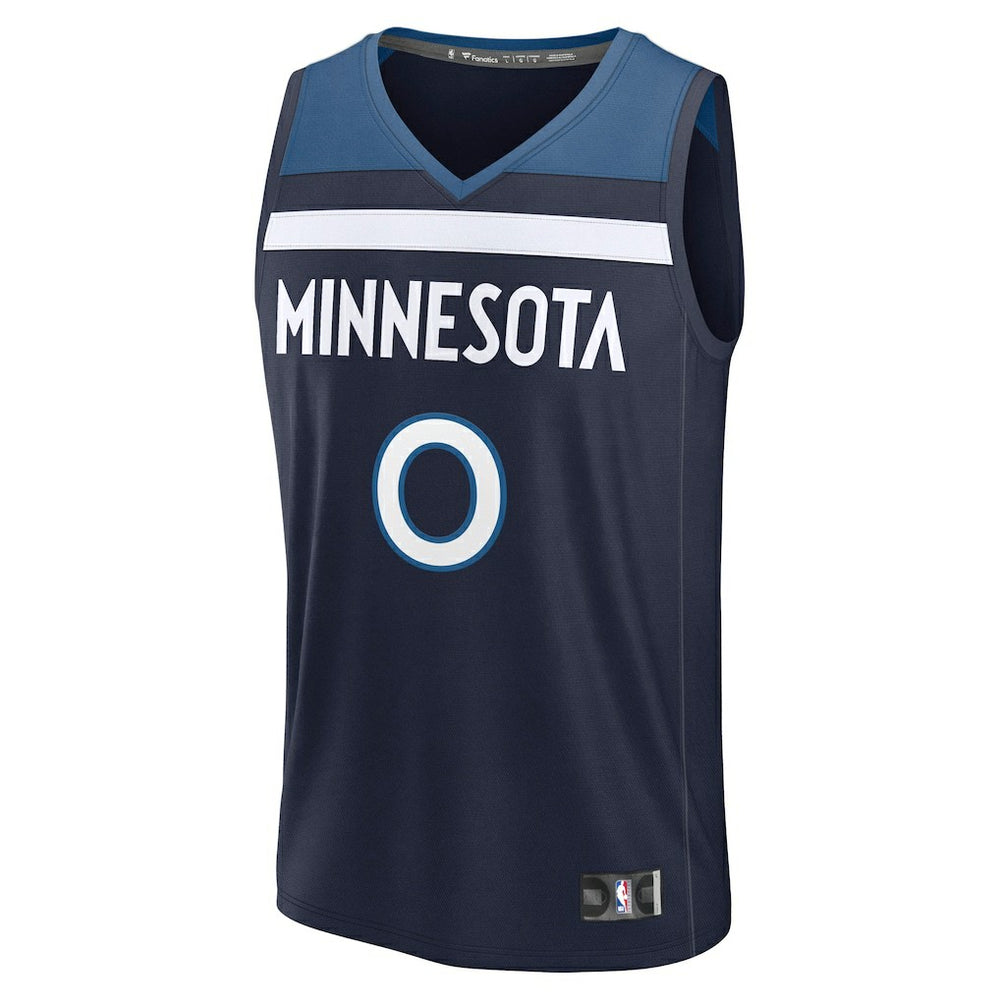 Fanatics Donte DiVincenzo Minnesota Timberwolves Fast Break Replica Player Jersey