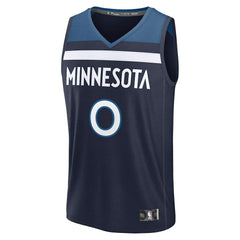 Fanatics Donte DiVincenzo Minnesota Timberwolves Fast Break Replica Player Jersey