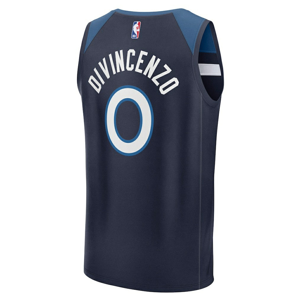 Fanatics Donte DiVincenzo Minnesota Timberwolves Fast Break Replica Player Jersey