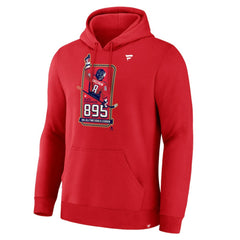 NHL Alexander Ovechkin Washington Capitals Fanatics NHL All-Time Leading Goal Scorer 895 Logo Pullover Hoodie