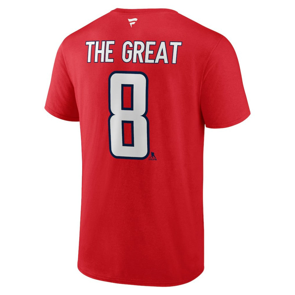 NHL Alexander Ovechkin Washington Capitals NHL All-Time Leading Goal Scorer Name & Number T-Shirt