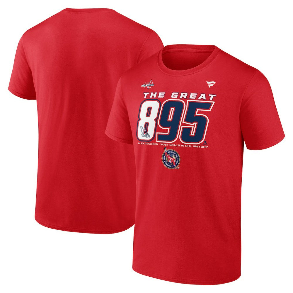 NHL Alexander Ovechkin Washington Capitals NHL All-Time Leading Goal Scorer 895 T-Shirt