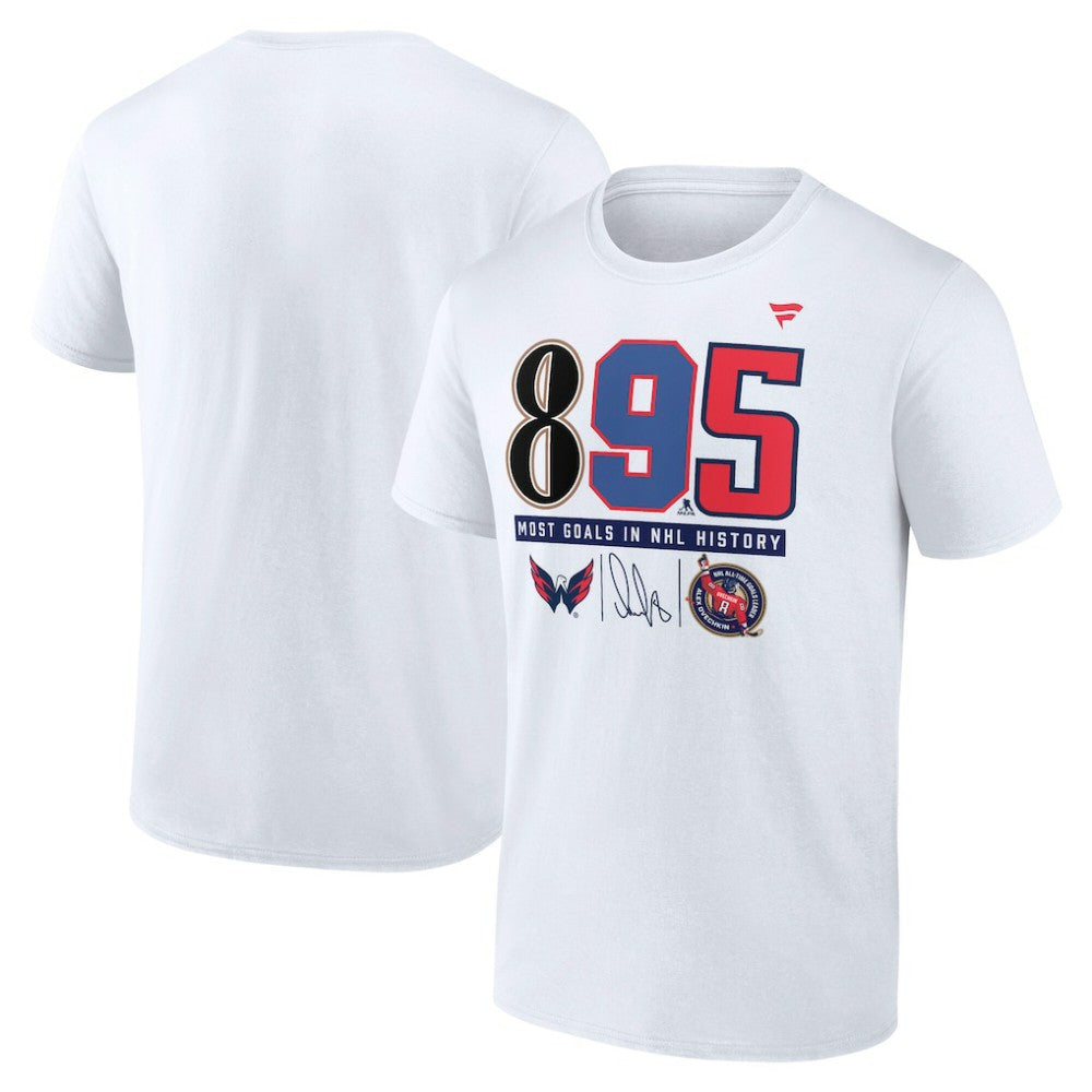 NHL Alexander Ovechkin Washington Capitals NHL All-Time Leading Goal Scorer 895 T-Shirt