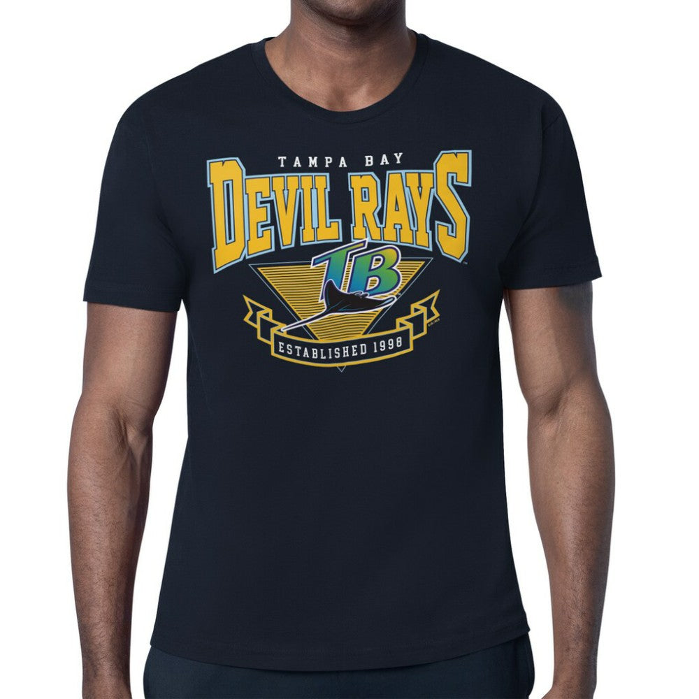 Black Tampa Bay Rays Starter ‘80s Inspired T-Shirt
