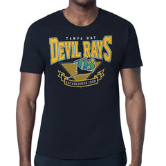 Black Tampa Bay Rays Starter ‘80s Inspired T-Shirt
