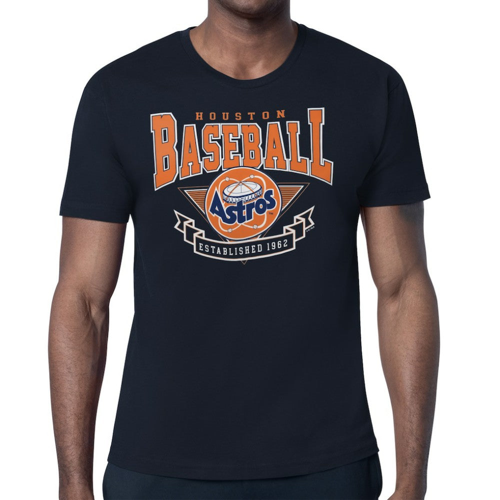 Navy Houston Astros Starter ‘80s Inspired T-Shirt
