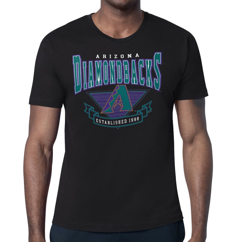 Black Arizona Diamondbacks Starter ‘80s Inspired T-Shirt